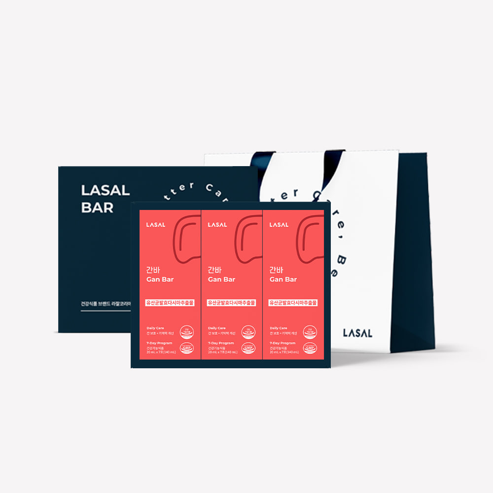 라잘 선물세트 | 간바 6개 쇼핑백 포함